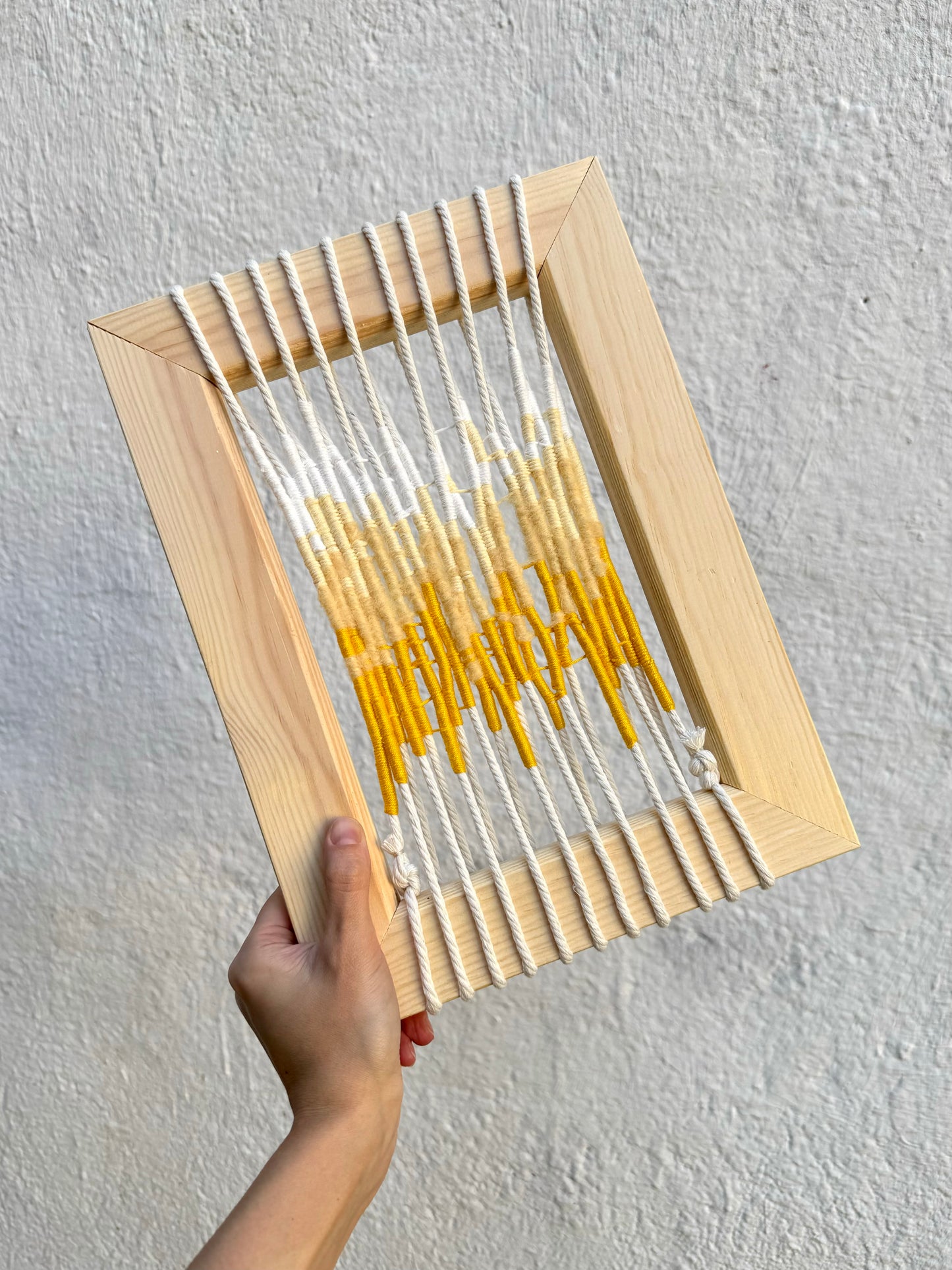Tapiz De Pared Enmarcado L - Amarillo