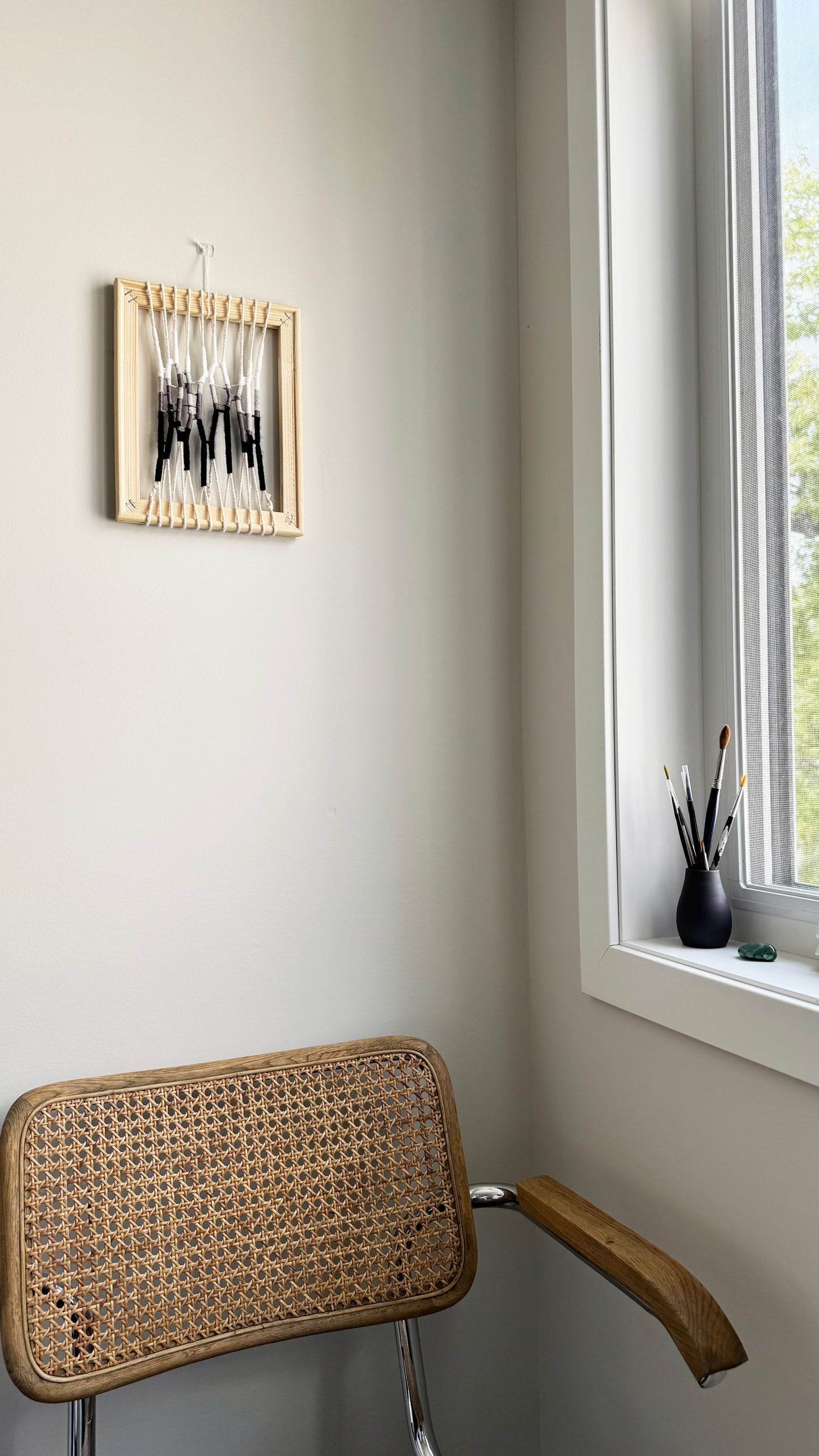 Tapiz De Pared Enmarcado M - Negro