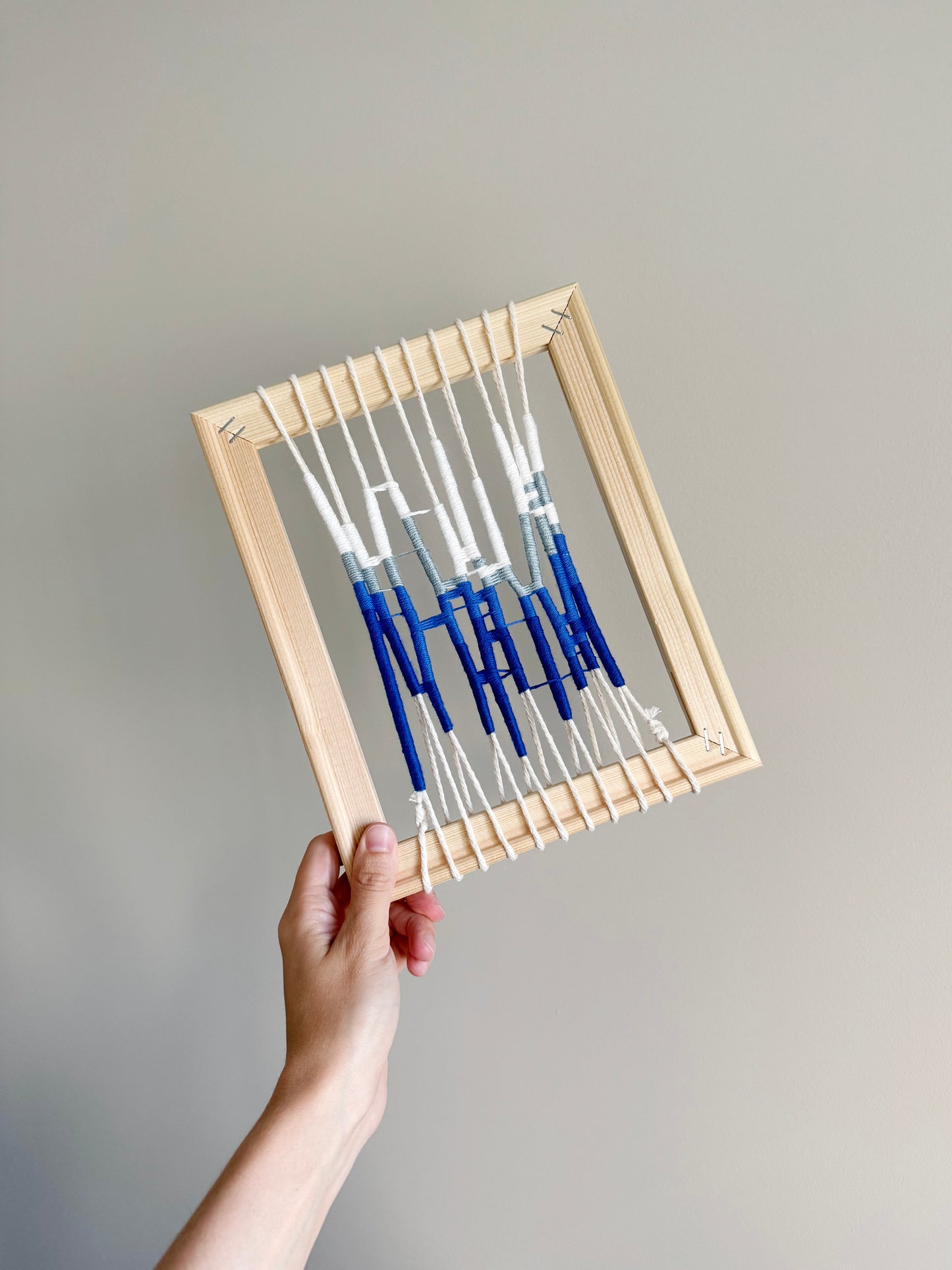 Tapiz De Pared Enmarcado M - Azul