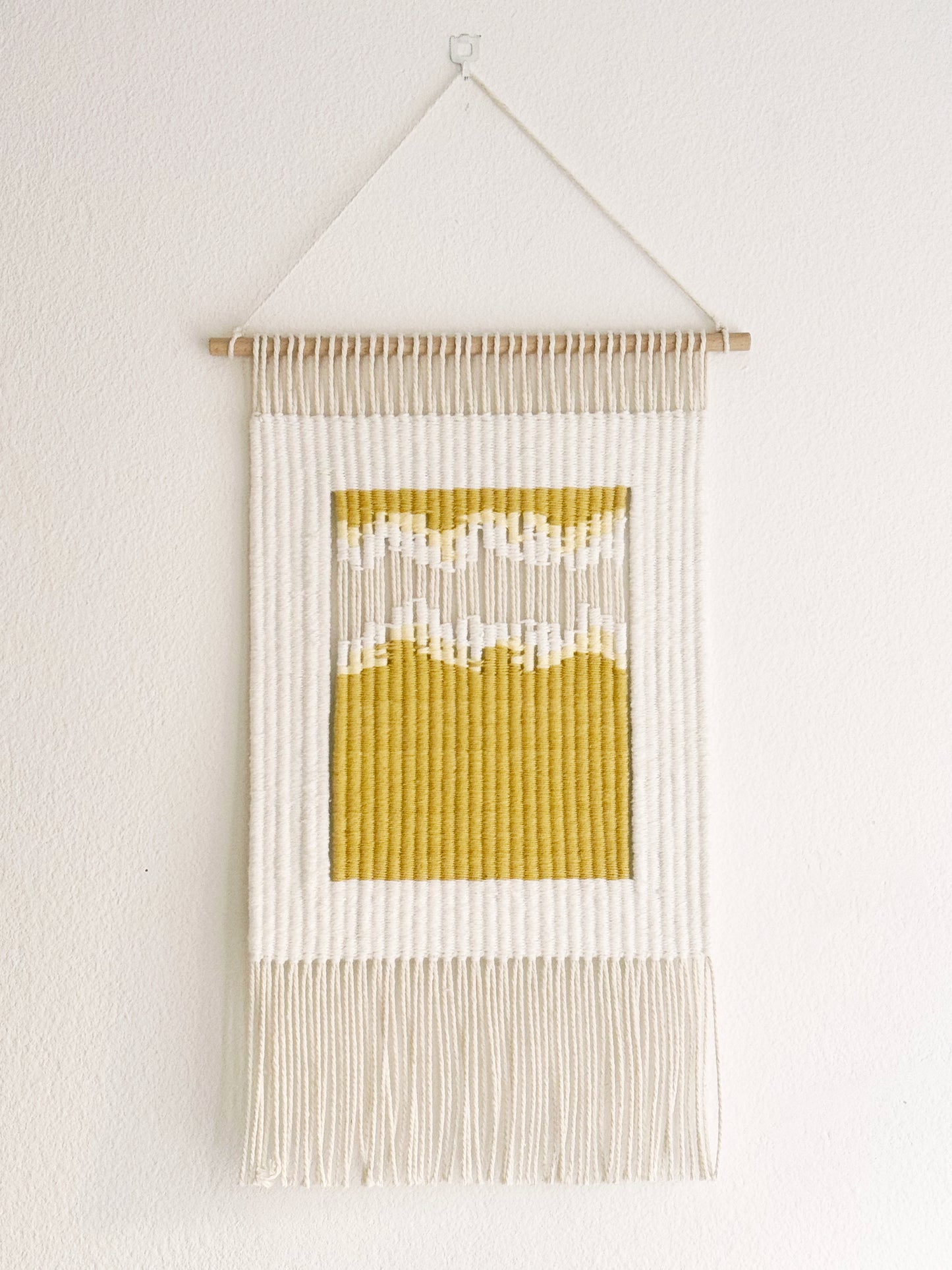 Wall-Hanging Tapestry - Mustard Waves