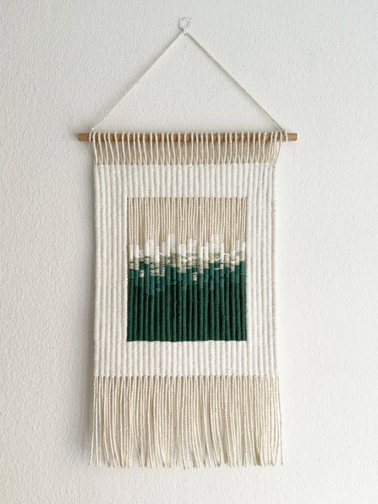 Wall-Hanging Tapestry - Emerald Gradient
